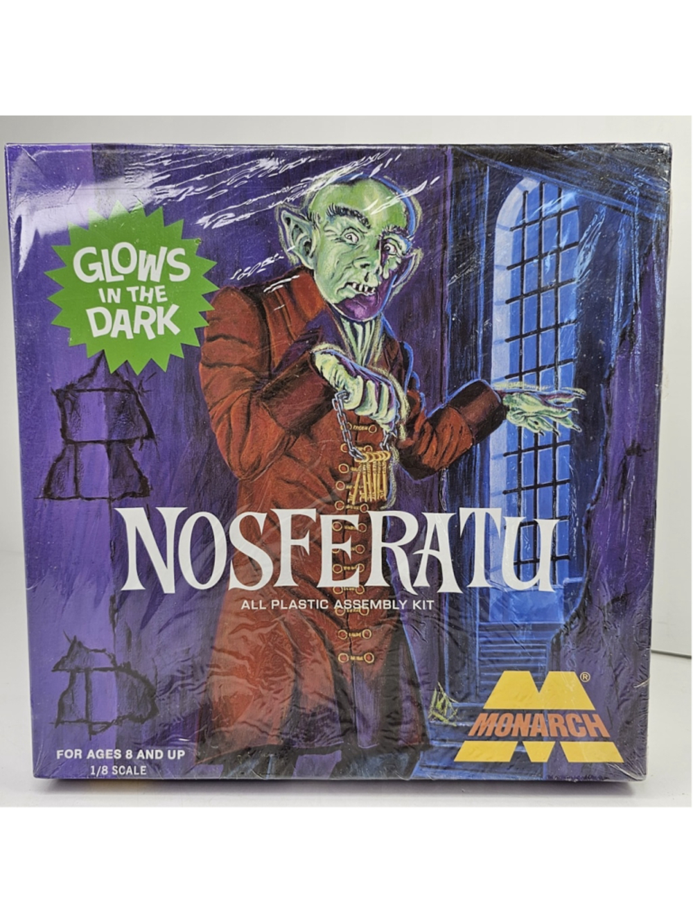 SEALED Monarch Nosferatu Glows in the Dark MONSTER Model Kit 2012 #452-150 1:8